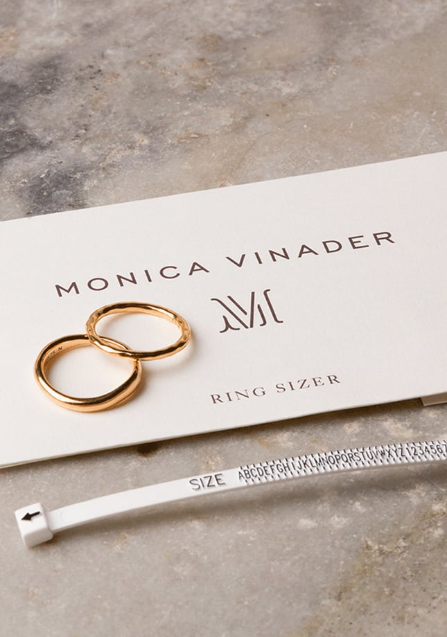 Our Monica Vinader at-home ring sizer 